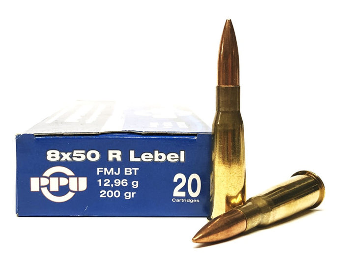 Prvi Partizan Ammunition 8mm Lebel (8x50mm) 200 Grain Full Metal Jacket Boat Tail 20 Count
