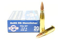 Prvi Partizan Ammunition 8x56mm Mannlicher-Schoenauer 208 Grain Full Metal Jacket Boat Tail 20 Count