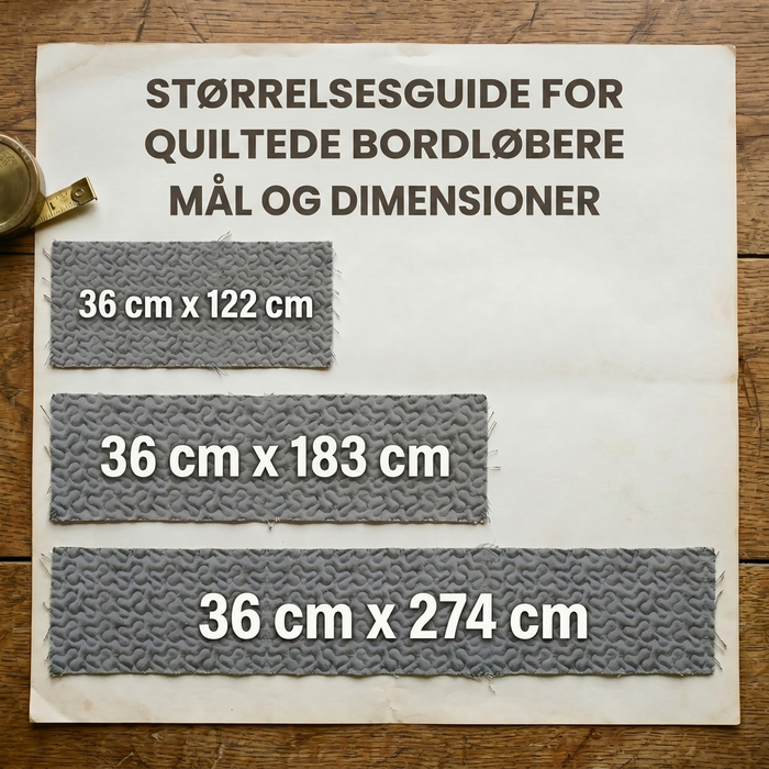 Quiltet bordløber - Serenata af Bluebonnets