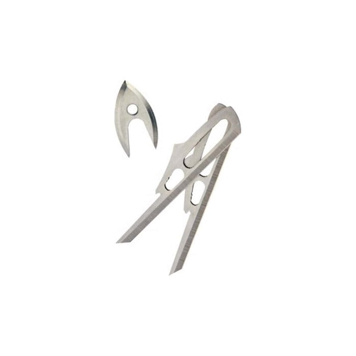 Rage 3-Blade Broadhead Replacement Blades 2" Cutting Diameter Pack of 3