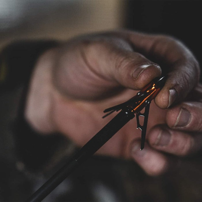 Rage 3-Blade Mechanical Crossbow Broadhead 100 1-5/8" Cutting Diameter  of