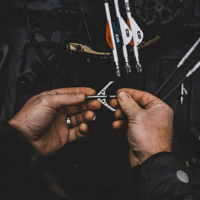 Rage Trypan  3-Blade Mechanical Crossbow Broadhead 100 " Cutting Diameter Pack of 3