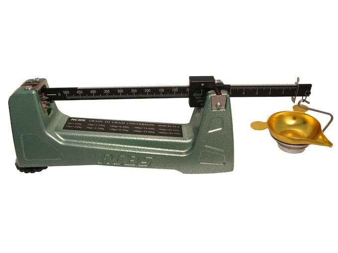 RCBS M500 Balance Beam Mechanical Powder Scale 505 Grain  Capacity