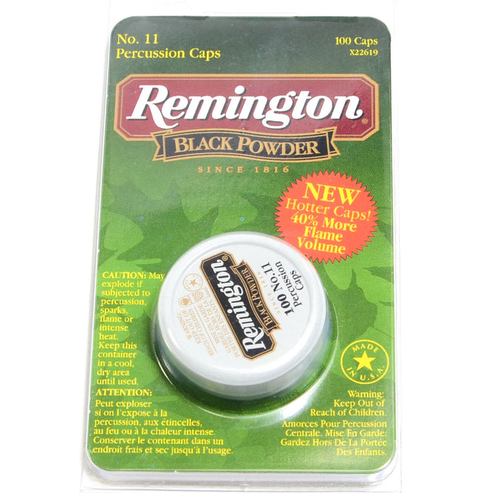 Remington #11 Percussion Caps (100)