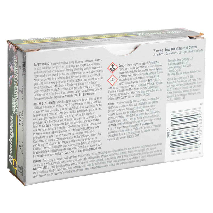 Remington Ammunition 12 Gauge 3" #4 2 oz Shot 5 Count