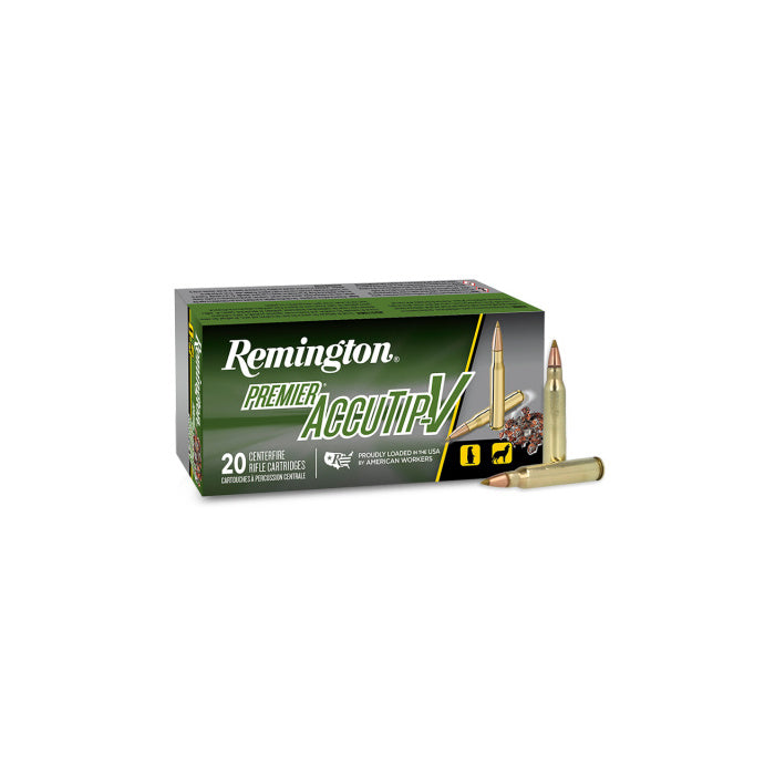 Remington Ammunition 17 Remington 20 Grain AccuTip-V Polymer Tip 20 Count