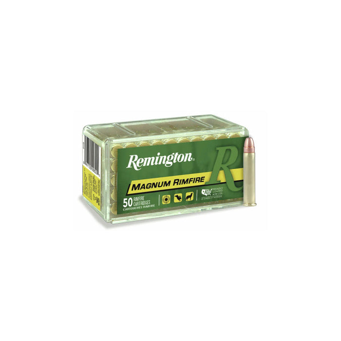 Remington Ammunition 22 Winchester Magnum Rimfire (WMR) 40 Grain Jacketed Hollow Point 50 Count
