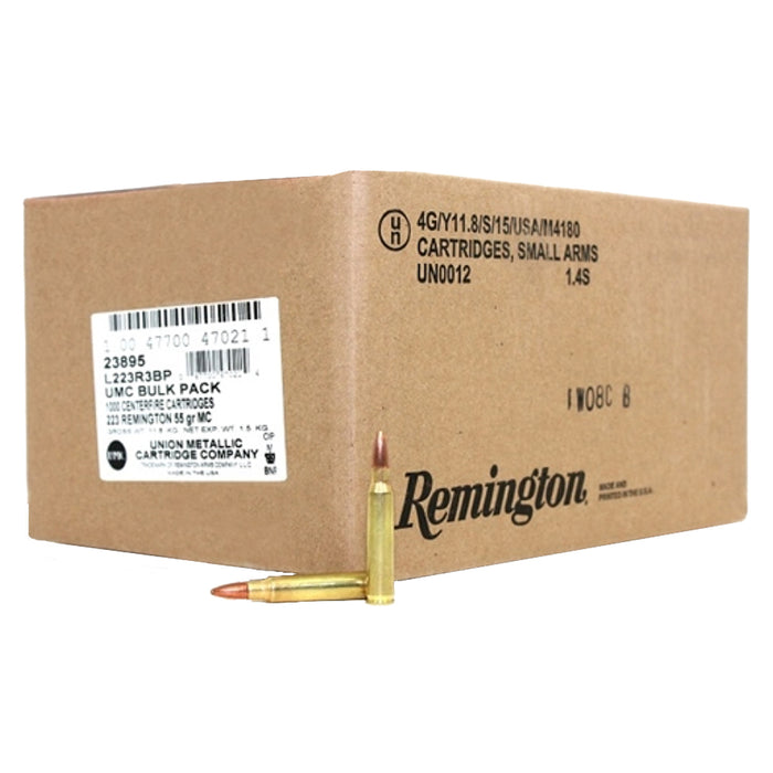 Remington Ammunition 223 Remington 55 Grain  Full Metal Jacket