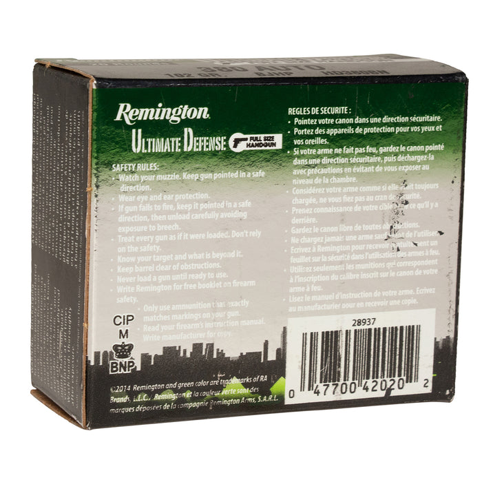 Remington Ammunition 380 ACP 102 Grain Jacketed Hollow Point 20 Count