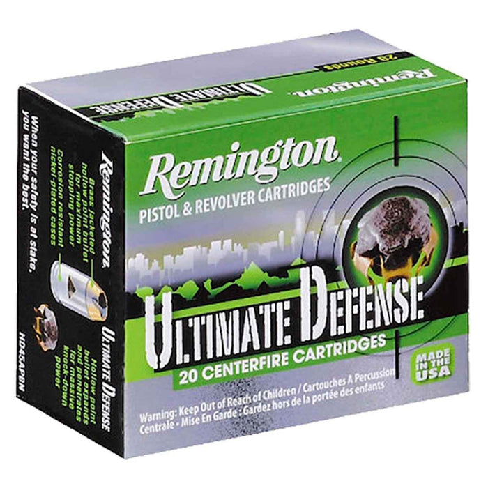 Remington Ammunition 380 ACP 102 Grain Jacketed Hollow Point 20 Count