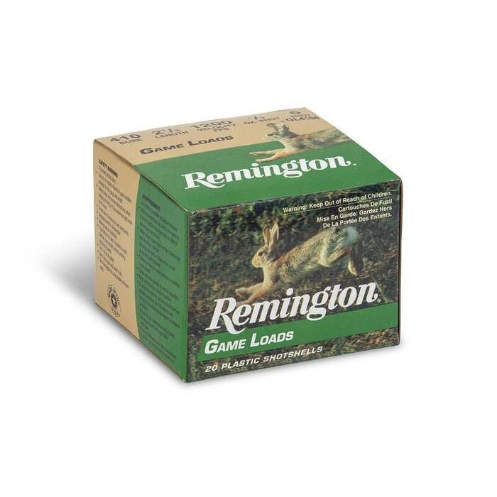 Remington Ammunition 410 Bore 2-1/2" 1/2 oz  #6 Shot 20 Count