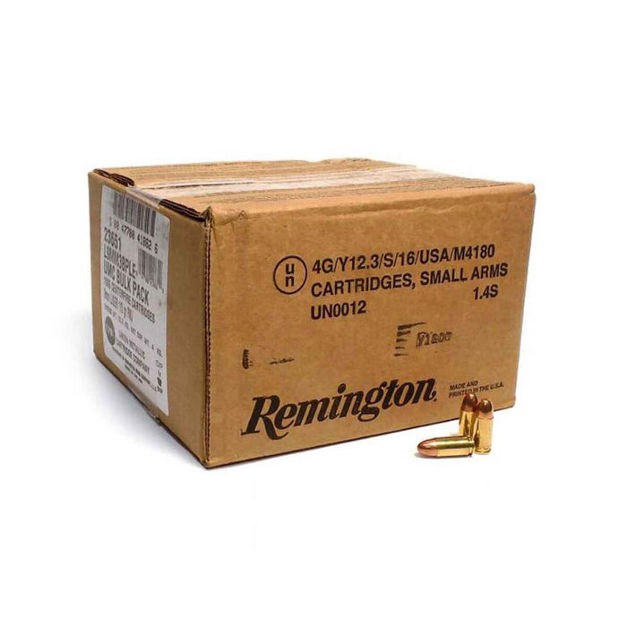 Remington Ammunition 9mm Luger 115 Grain Full Metal Jacket 500 Count