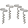 Rhino Outdoors Anchor Kit Black Pack of 4