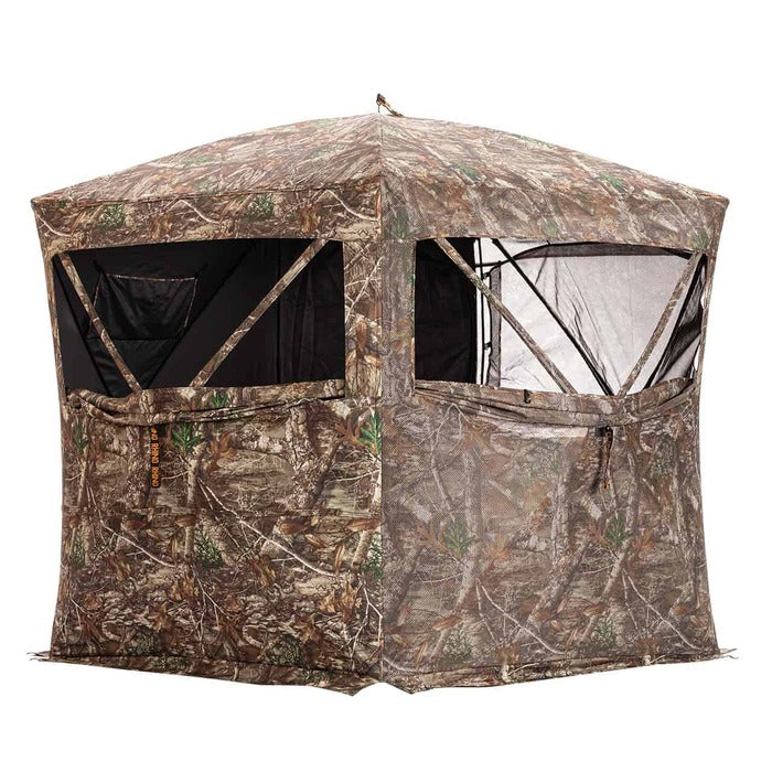 Rhino Outdoors Pro FD 180 Degree Visibility Ground Blind Realtree EDGE