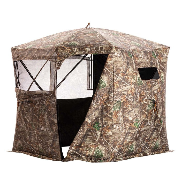 Rhino Outdoors Pro FD 180 Degree Visibility Ground Blind Realtree EDGE