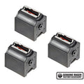 Ruger BX-1 Magazine 10/22, American Rimfire, Precision Rimfire 22 Long Rifle 10 Round Polymer Black Pack of 3