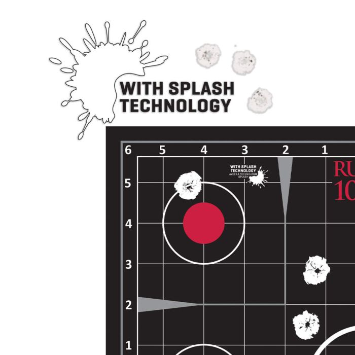 Ruger Splash 10/22 Reactive Adhesive Target Kit 12.5x12.5 Pack of 3