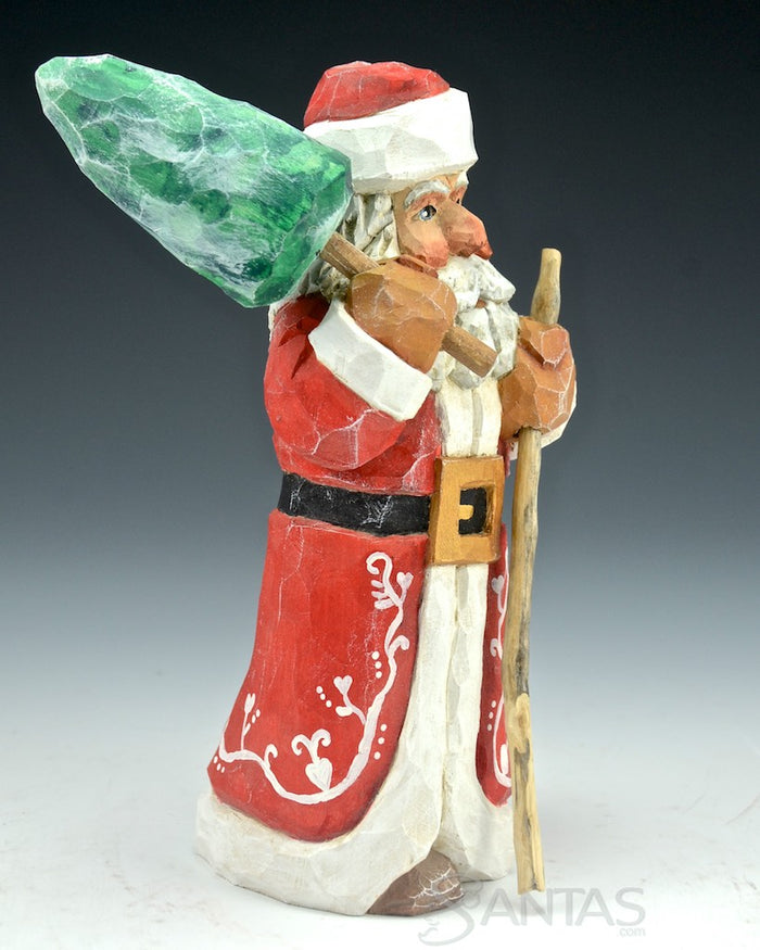 Russell Scott Santa Carrying Tree