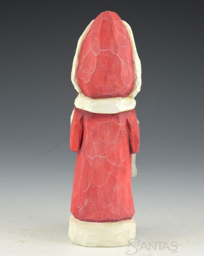 Russell Scott Santa with Staff Ringing Silver Bell