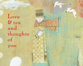 Sacred Bee Card No. 430 Love & Tea