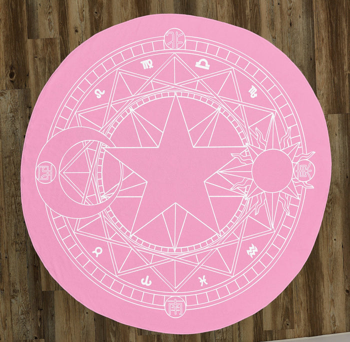 Sakura's Magic - 60" Round Rug / Carpet