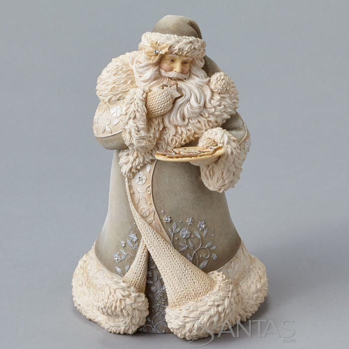 Santa with Cookies - May Your Plate be Full of Blessings and Love