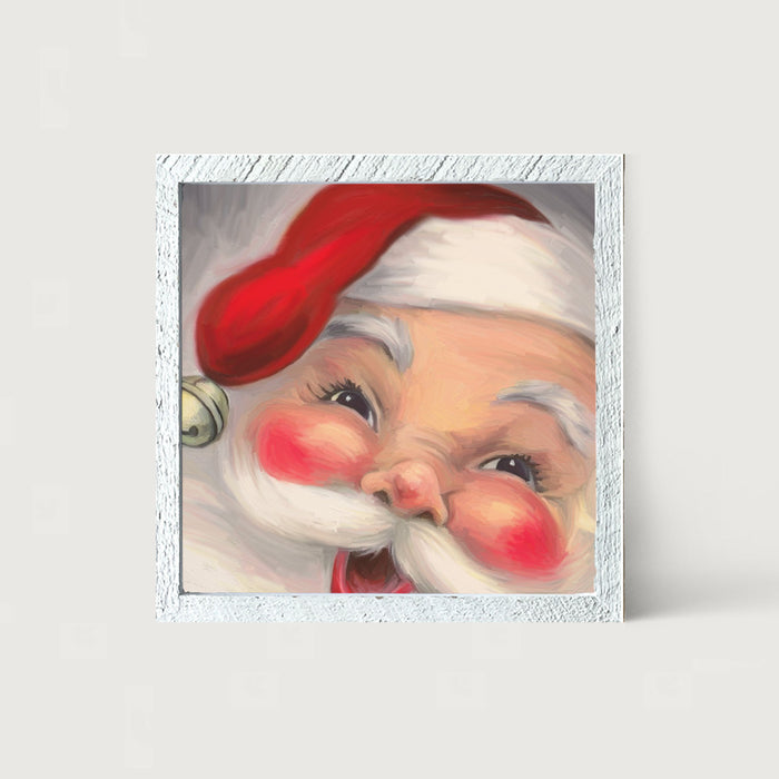Santa with Rosy Cheeks - Framed art