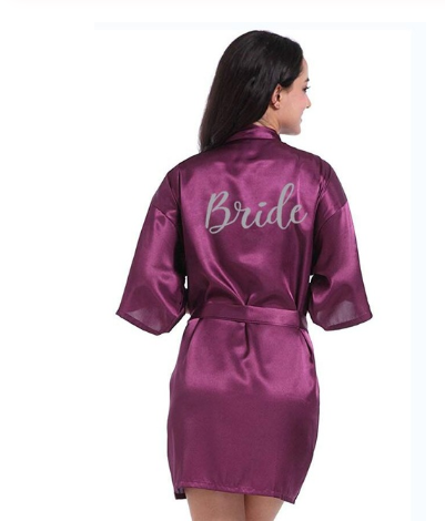 Satin Bride Robe