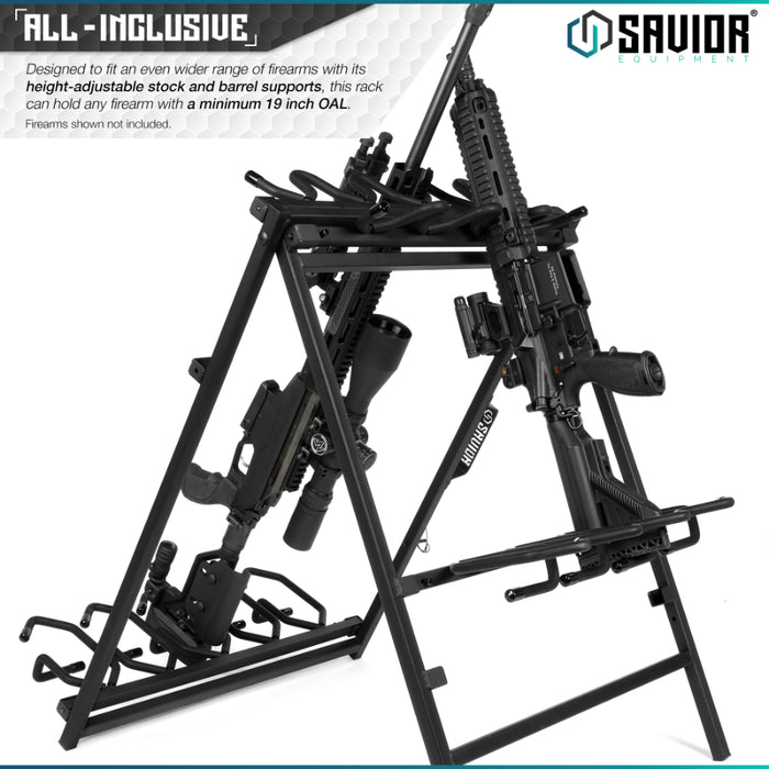 Savior Equipment Collapsible Moble Gun Rack