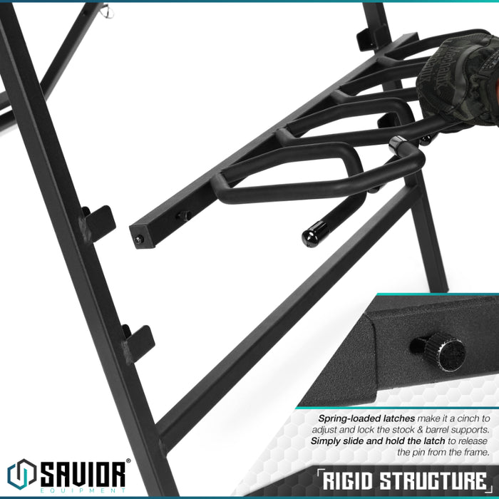 Savior Equipment Collapsible Moble Gun Rack