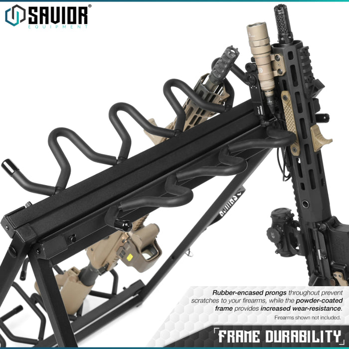 Savior Equipment Collapsible Moble Gun Rack