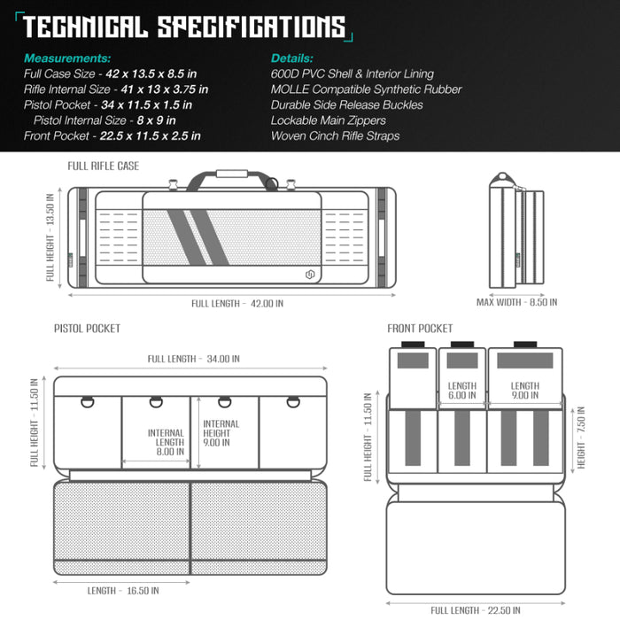 Savior Equipment Specialist Series Rifle Case