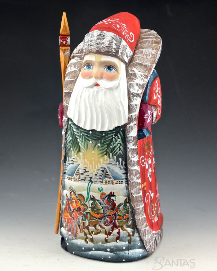 Scenic and Cozy Blue Eyed Russian Santa