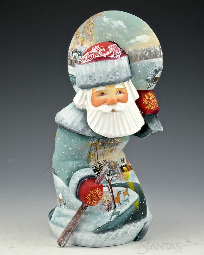 Scenic Traveller Russian Santa with Landscapes