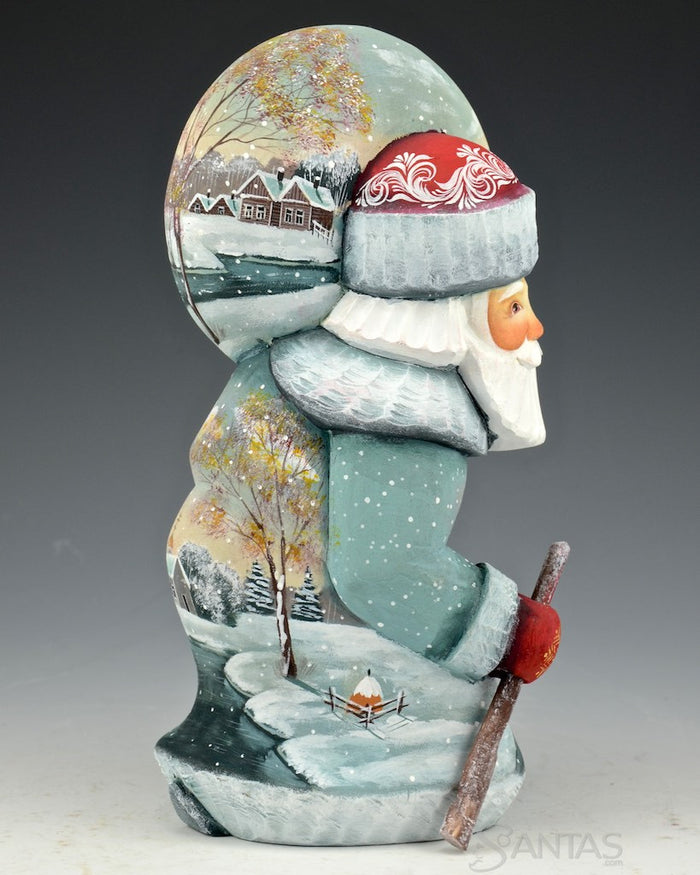 Scenic Traveller Russian Santa with Landscapes