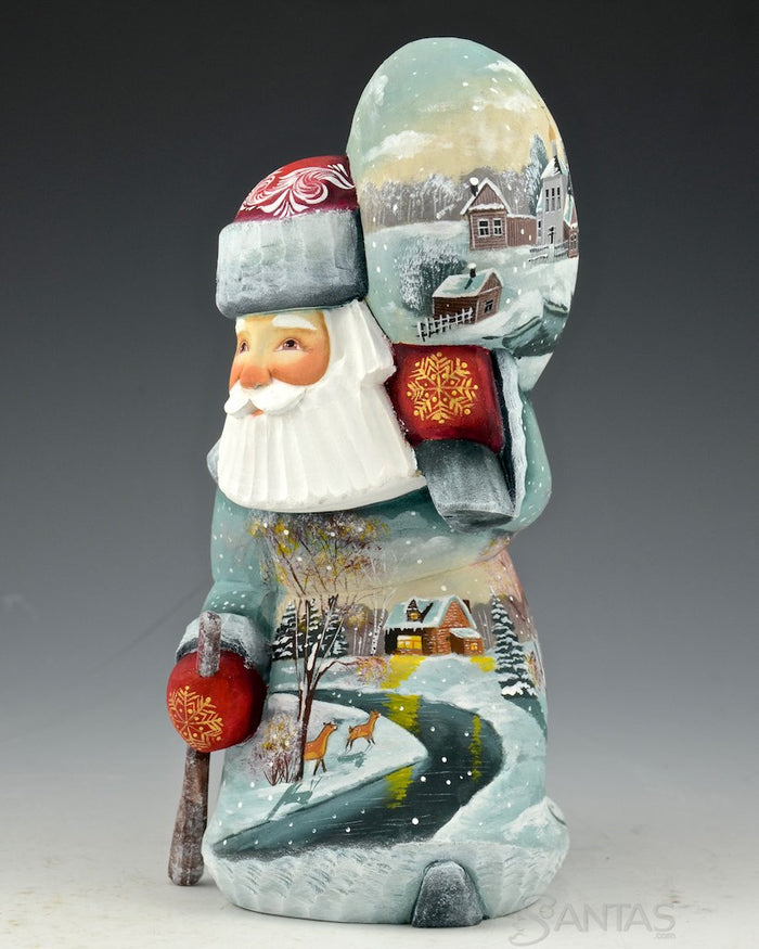 Scenic Traveller Russian Santa with Landscapes