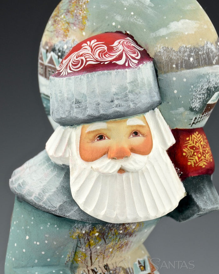 Scenic Traveller Russian Santa with Landscapes