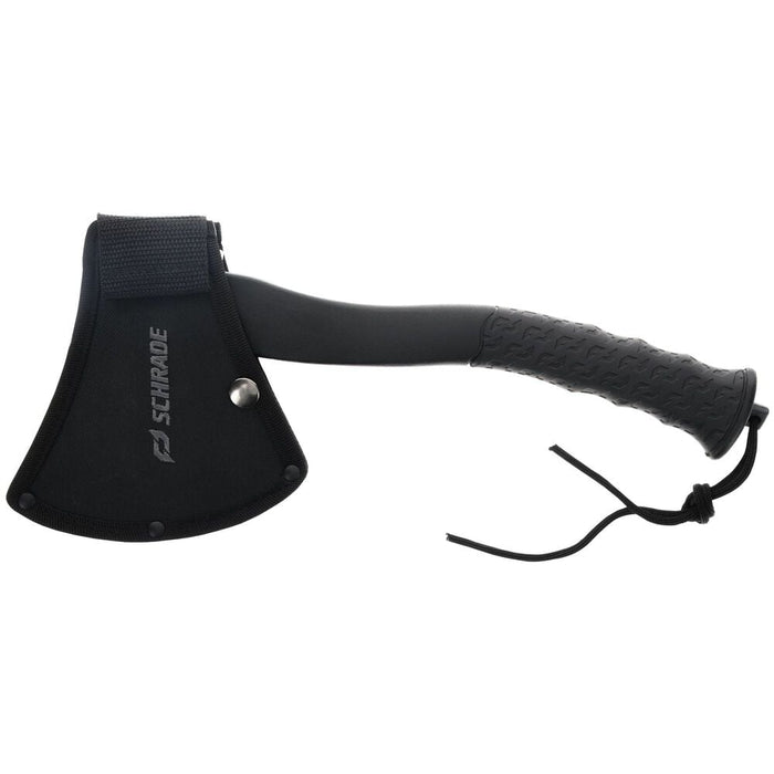 Schrade Bedrock Axe 3Cr13MoV Steel Blade Overmold Handle Black/Satin Steel