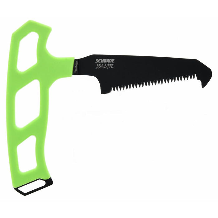 Schrade Bone Saw 3" Blade Black/ Green 5.5" Overall Length