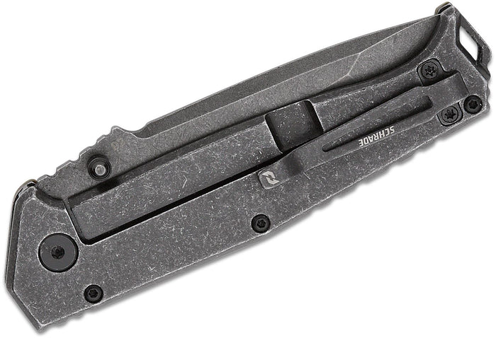 Schrade Melee Assisted Opening Folding Knife 3.5" Tanto Point