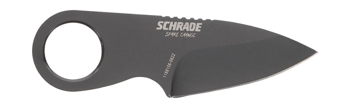 Schrade Spare Change Fixed Blade 1.75" Drop Point Plain Edge