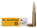 Sellier & Bellot Ammunition 30-06 Springfield 180 Grain Full Metal Jacket 20 Count