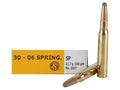Sellier & Bellot Ammunition 30-06 Springfield 180 Grain Jacketed Soft Point 20 Count