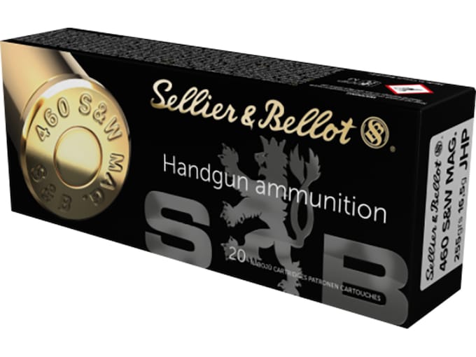 Sellier & Bellot Ammunition 460 S&W Magnum 225 Grain Jacketed Hollow Point 20 Count
