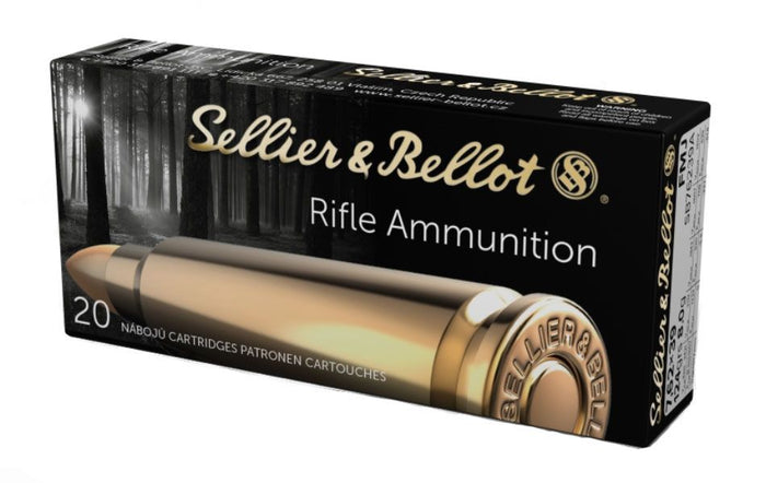Sellier & Bellot Ammunition 7.62x39mm 124 Grain Full Metal Jacket 20 Count