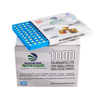 Servicio Aventuras Small Pistol Primers Box of 1000