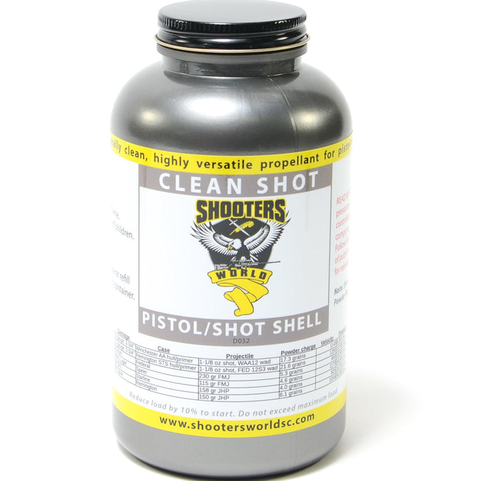 Shooter's World Clean Shot Smokeless Gun Powder