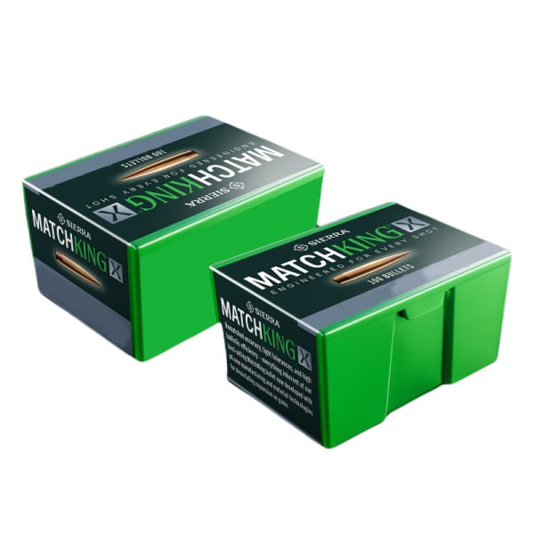 Sierra .270 Diameter 135 Grain Boat Tail Hollow Point MatchKing-X Bullets
