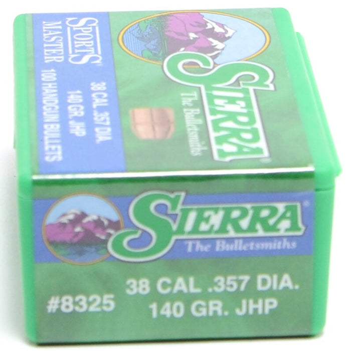 Sierra .357 / 38 140 Grain Jacketed Hollow Point (100)