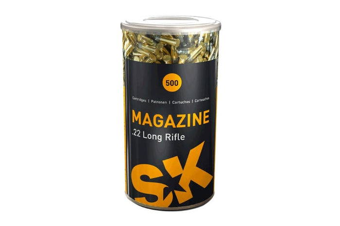SK Ammunition 22 Long Rifle 40 Grain Lead Round Nose Magazine 500 Count